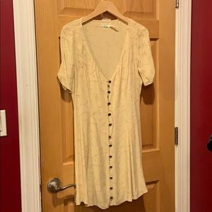 Button up front dress